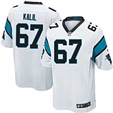 Nike Men & Women & Youth Panthers #67 Ryan Kalil White Team Color Game Jersey,baseball caps,new era cap wholesale,wholesale hats